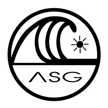 Logotipo Associação de Surfe do Guarujá