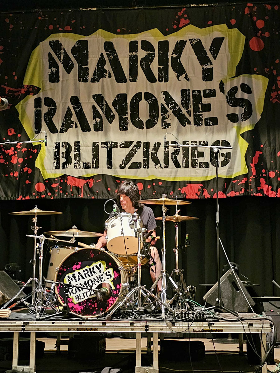 Backdrop Marky Ramone Blitzkrieg Oficial Tour na Europa